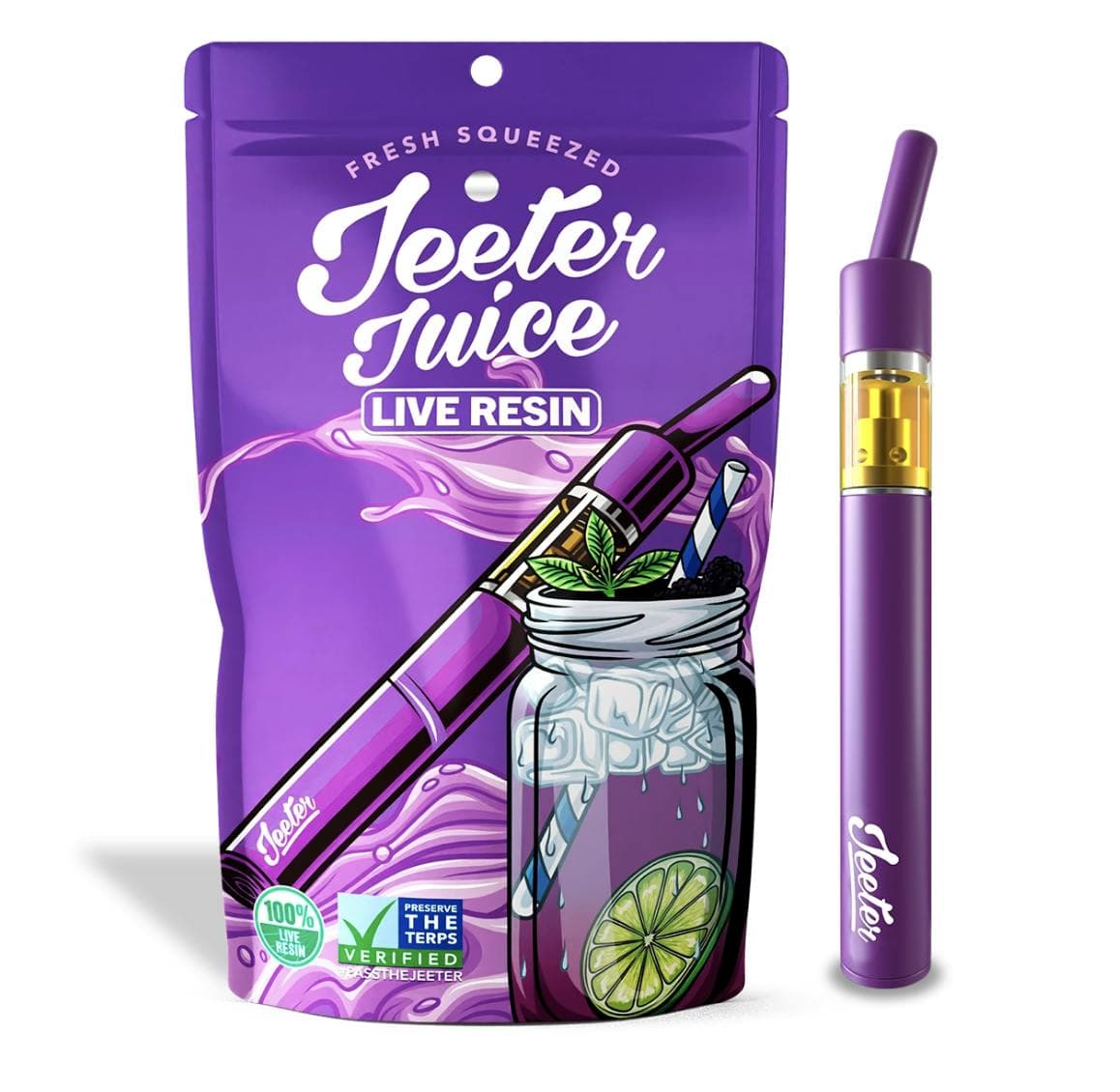 Punch Breath Live Resin Straw Disposable