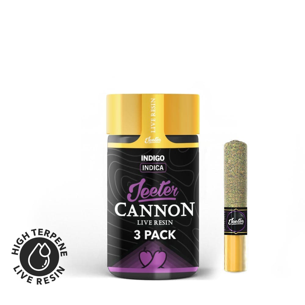 Indigo Live Resin Cannons