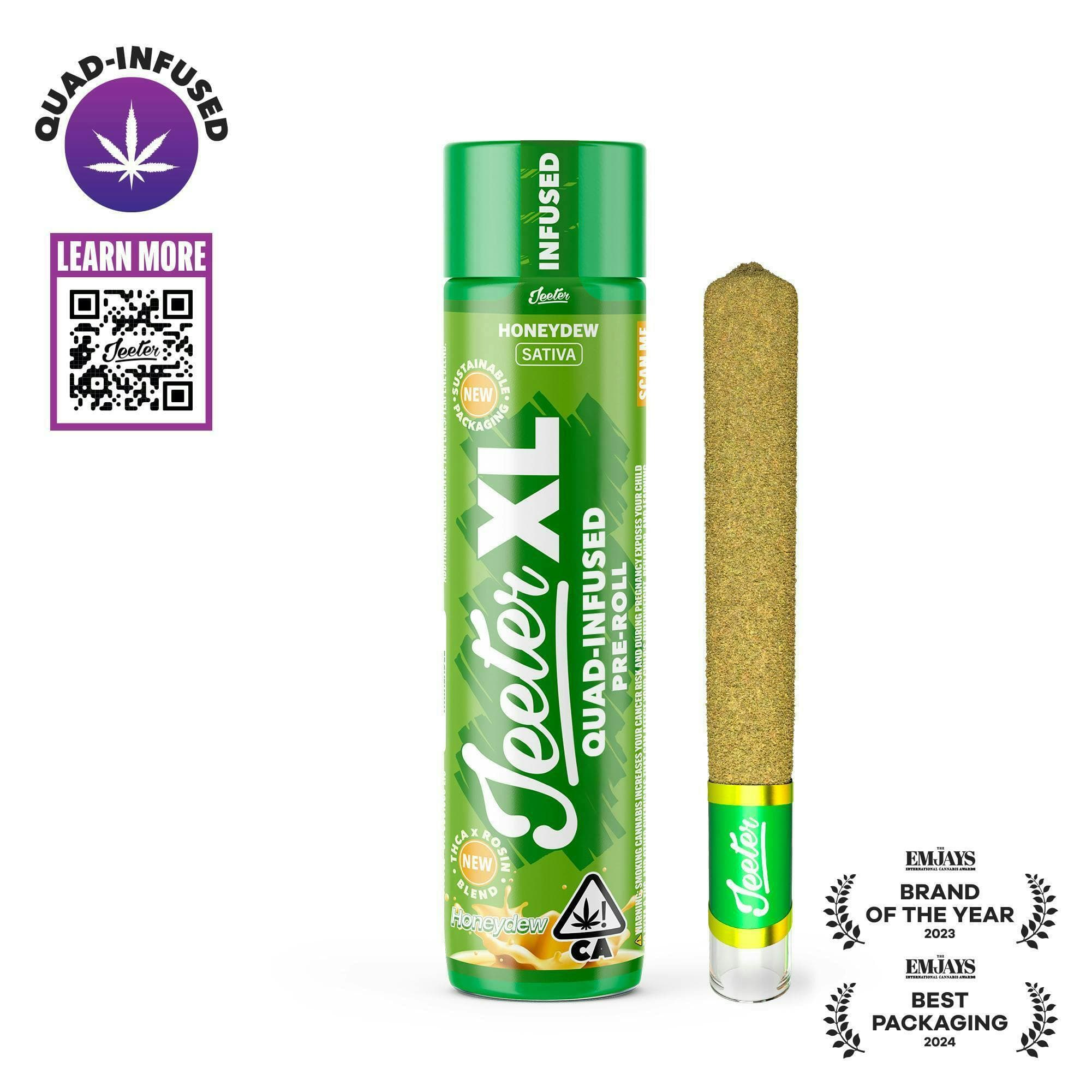 Honeydew XL Quad-Infused Joint