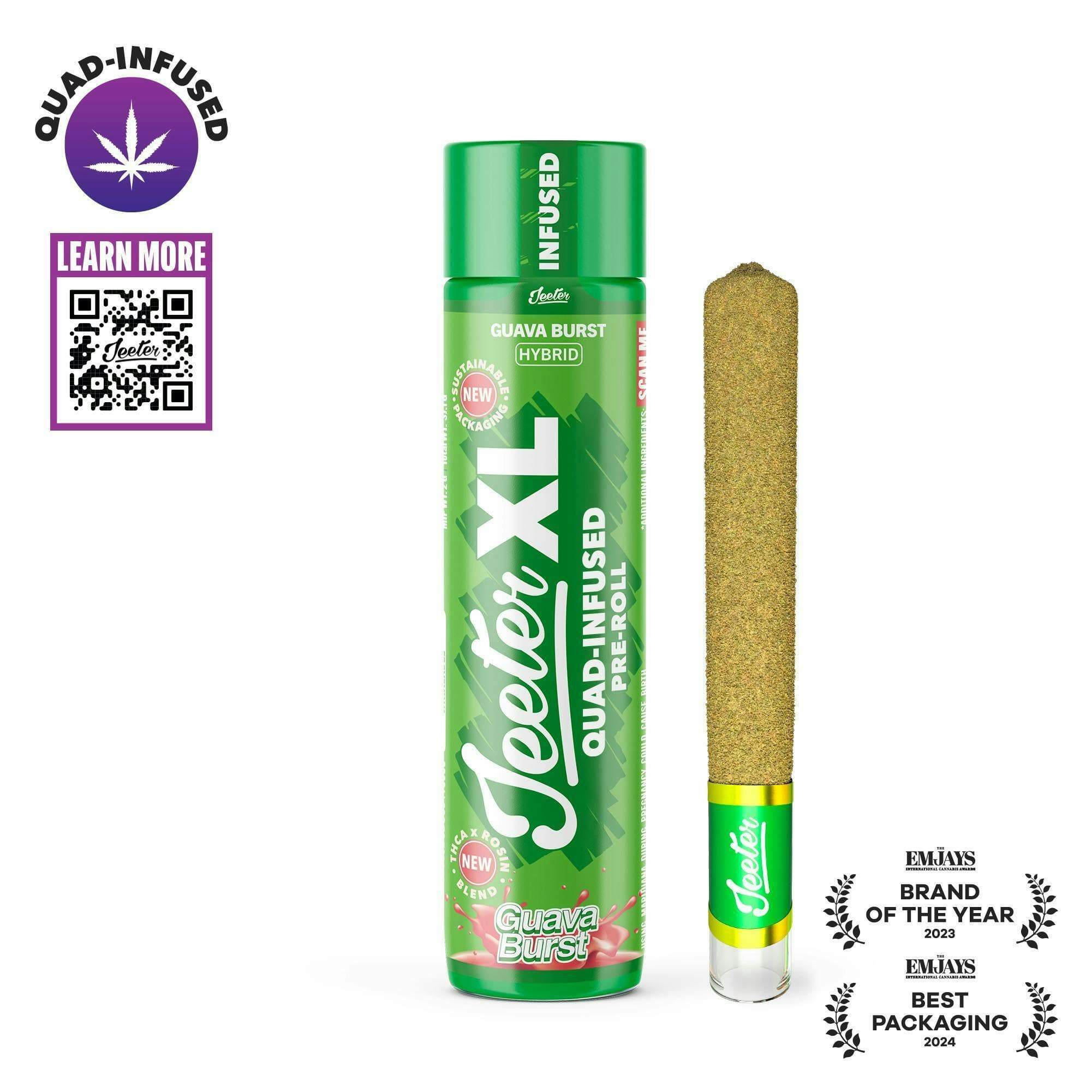 Guava Burst XL Quad-Infused Joint
