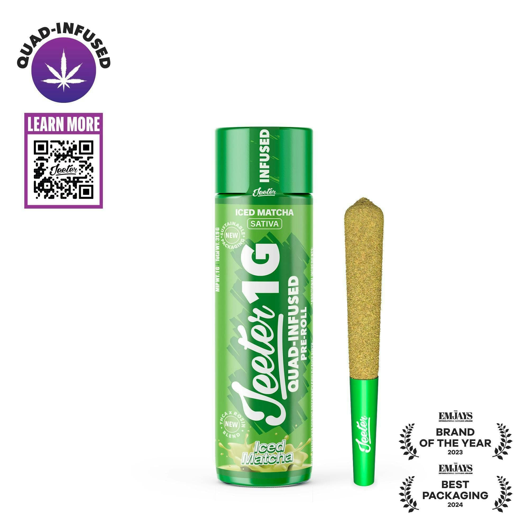 Iced Matcha Quad-Infused Joint