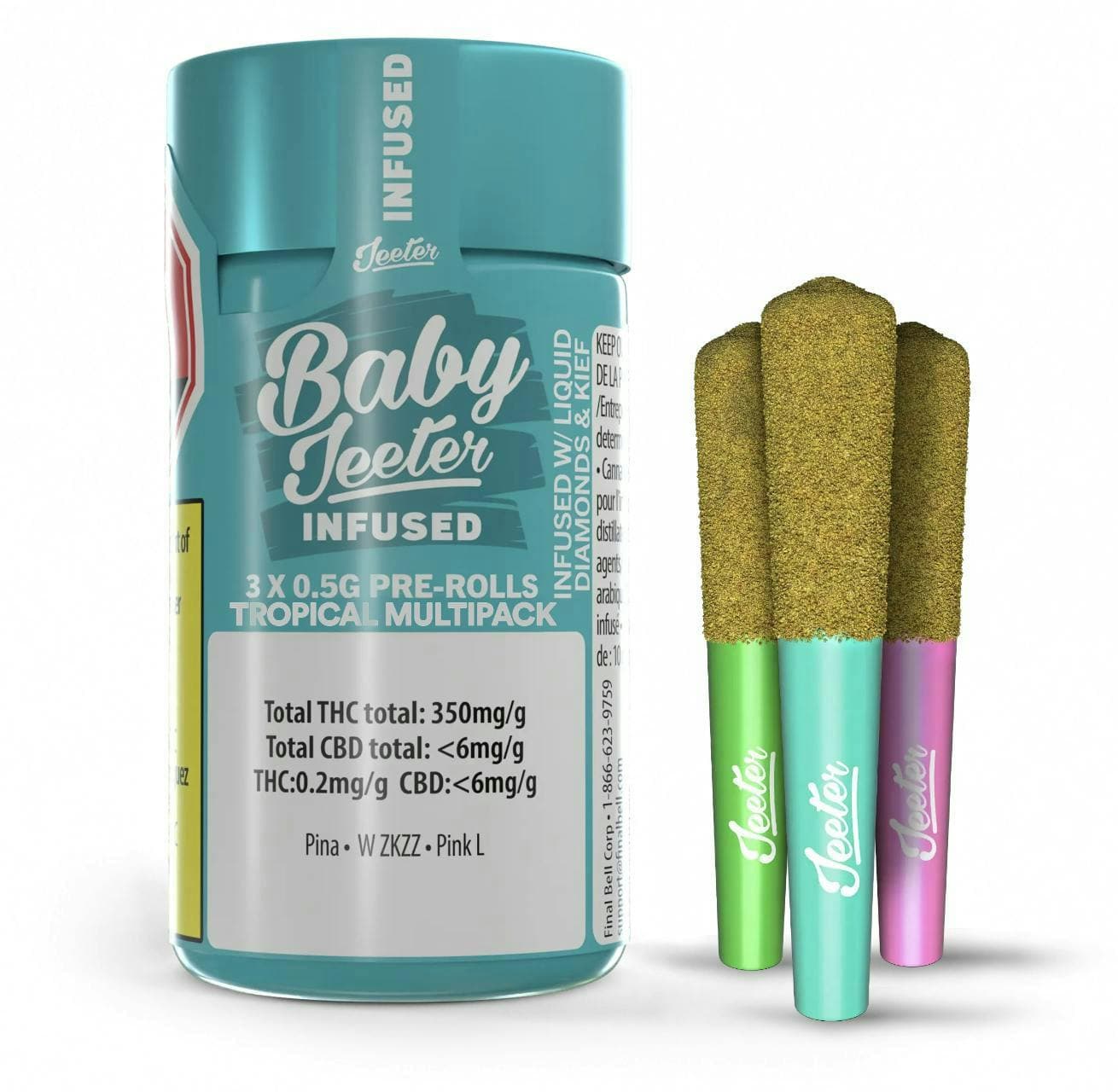 Tropical Pack Baby Infused Minis
