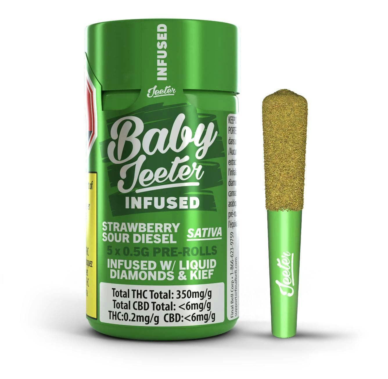 Strawberry Sour Diesel Baby Infused Minis