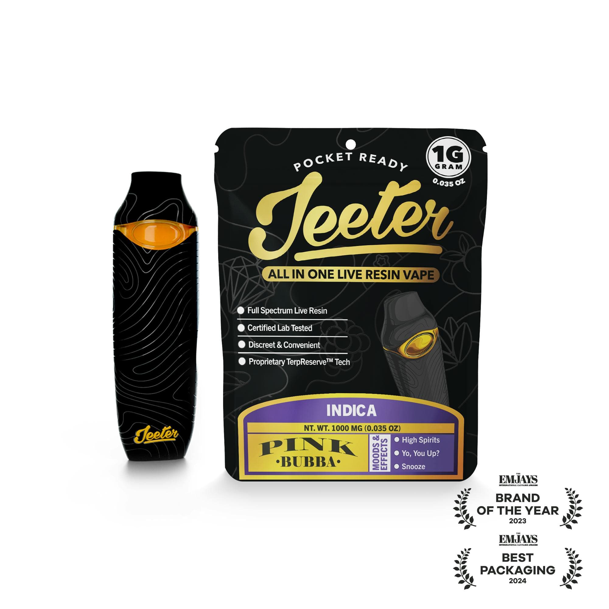 Pink Bubba Live Resin Disposable