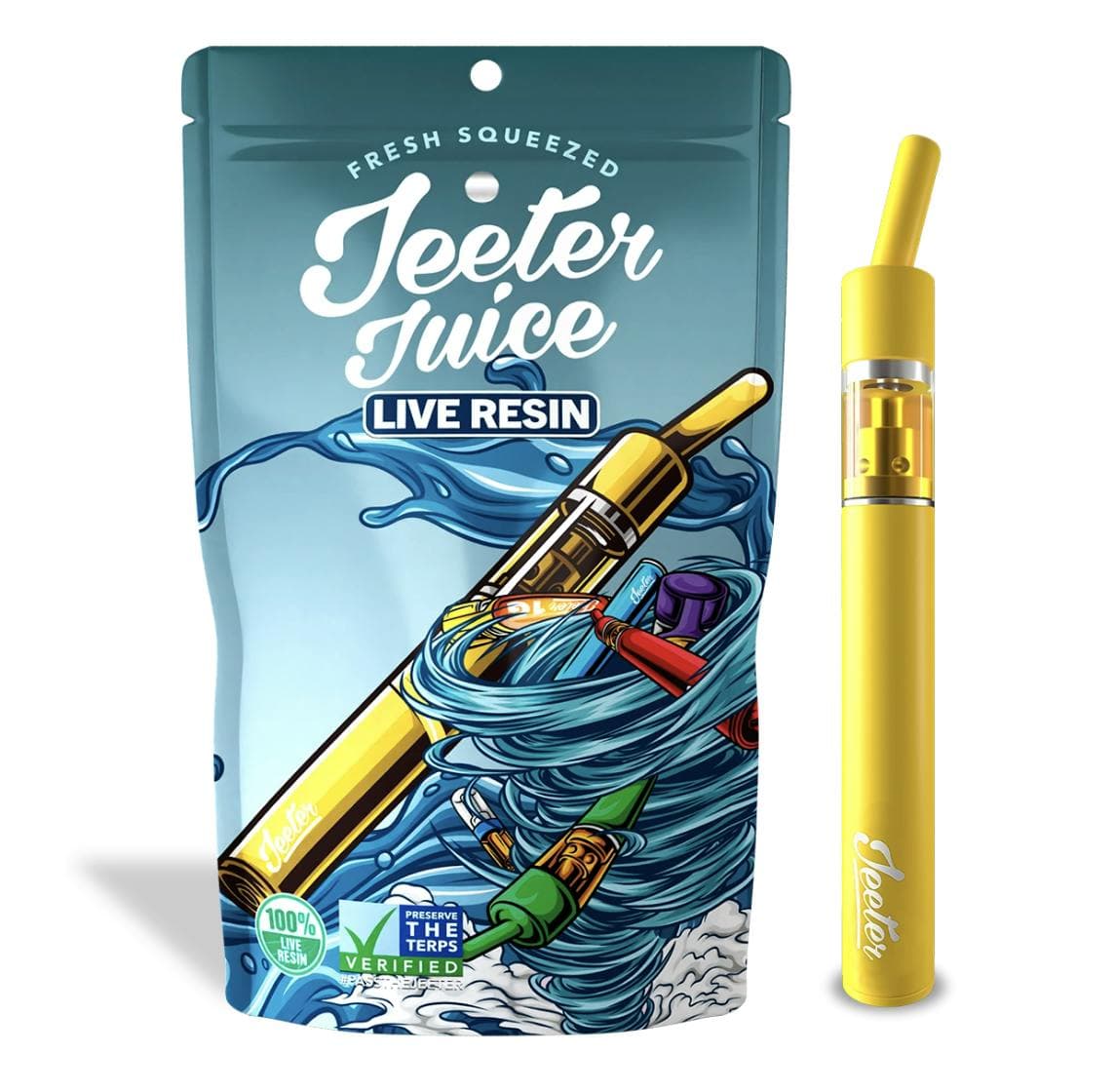 Hurricane Live Resin Straw Disposable