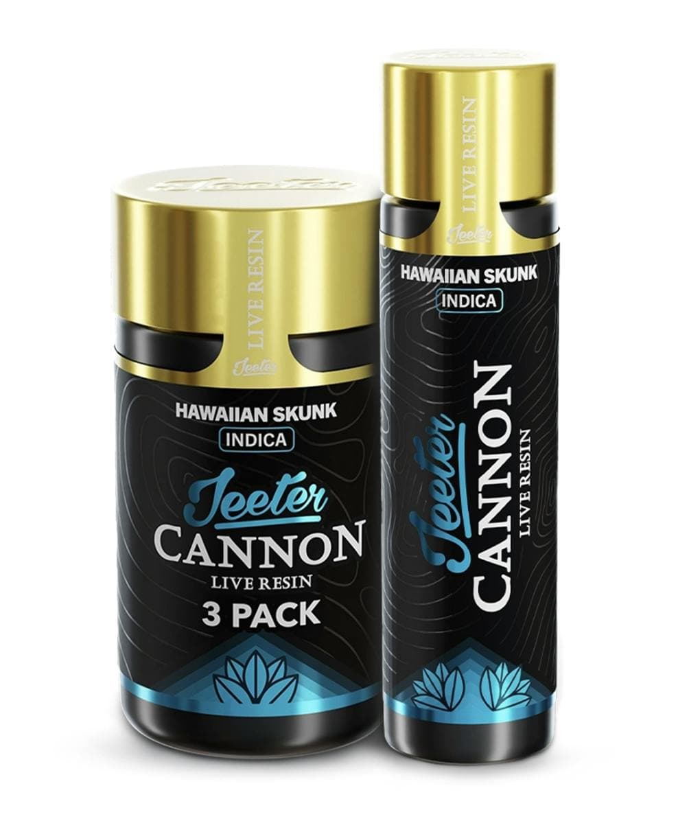 Hawaiian Skunk Live Resin Cannons