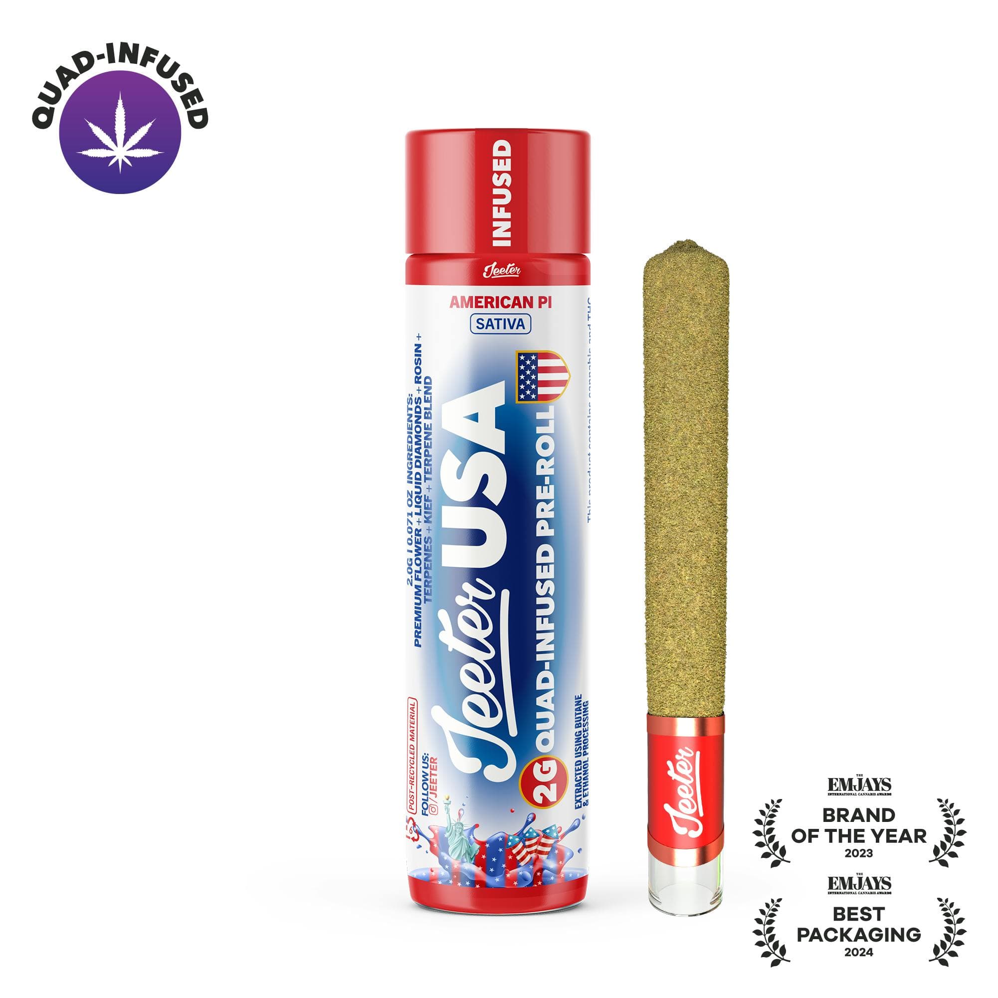 WC 26 – American Pi XL Infused Pre-Roll