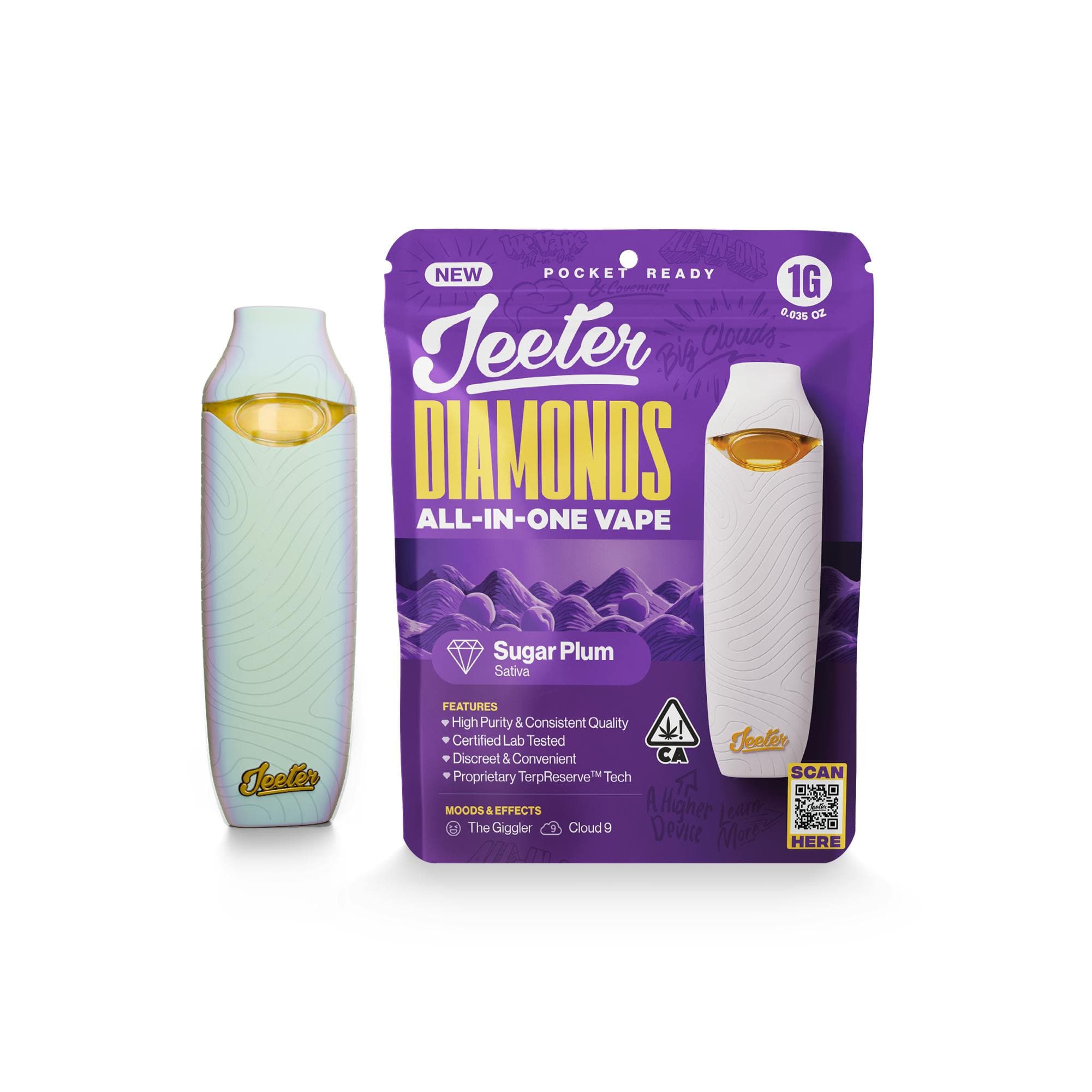 Sugar Plum Diamonds Disposable