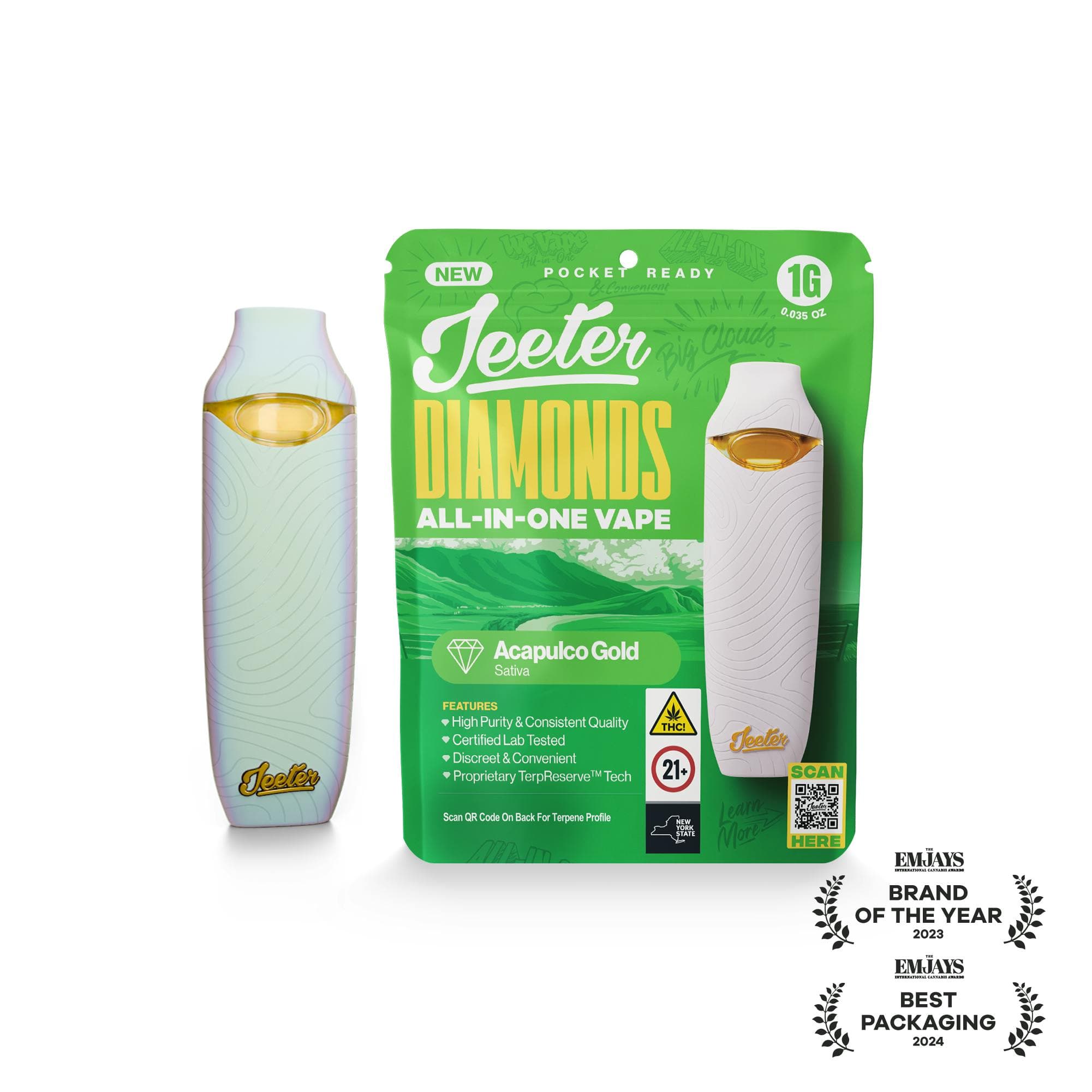 Acapulco Gold Diamonds Disposable