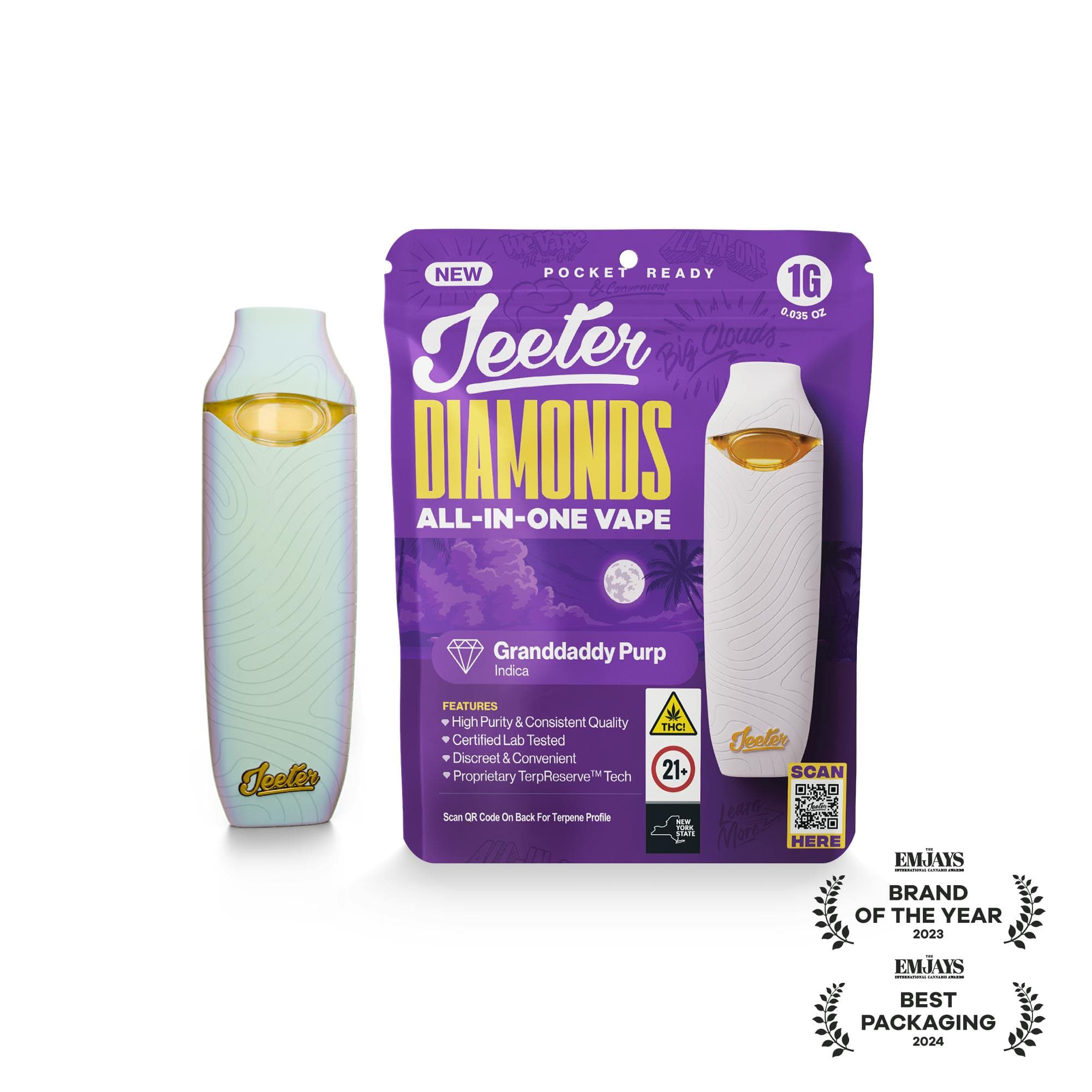 Granddaddy Purp Diamonds Disposable