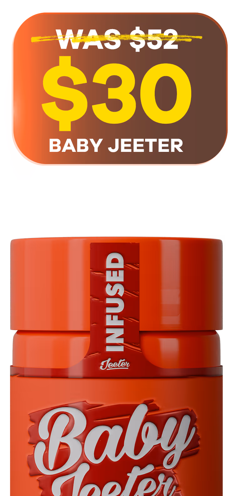 Baby Jeeter multi-pack of infused mini pre-rolls